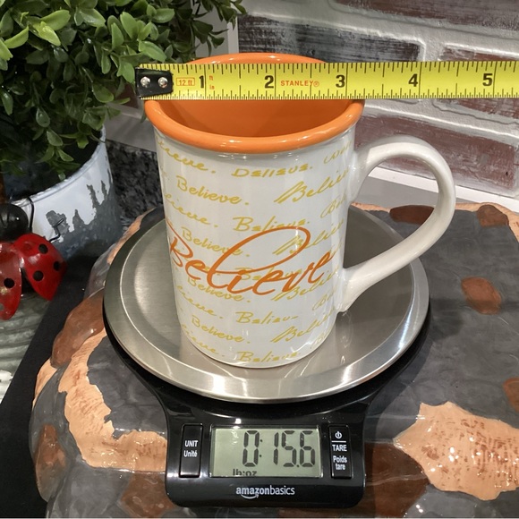“2/$10” - Gibson - Ceramic Crafted “Believe” themed Coffee - Tea - Beverage Mug - Picture 9 of 9